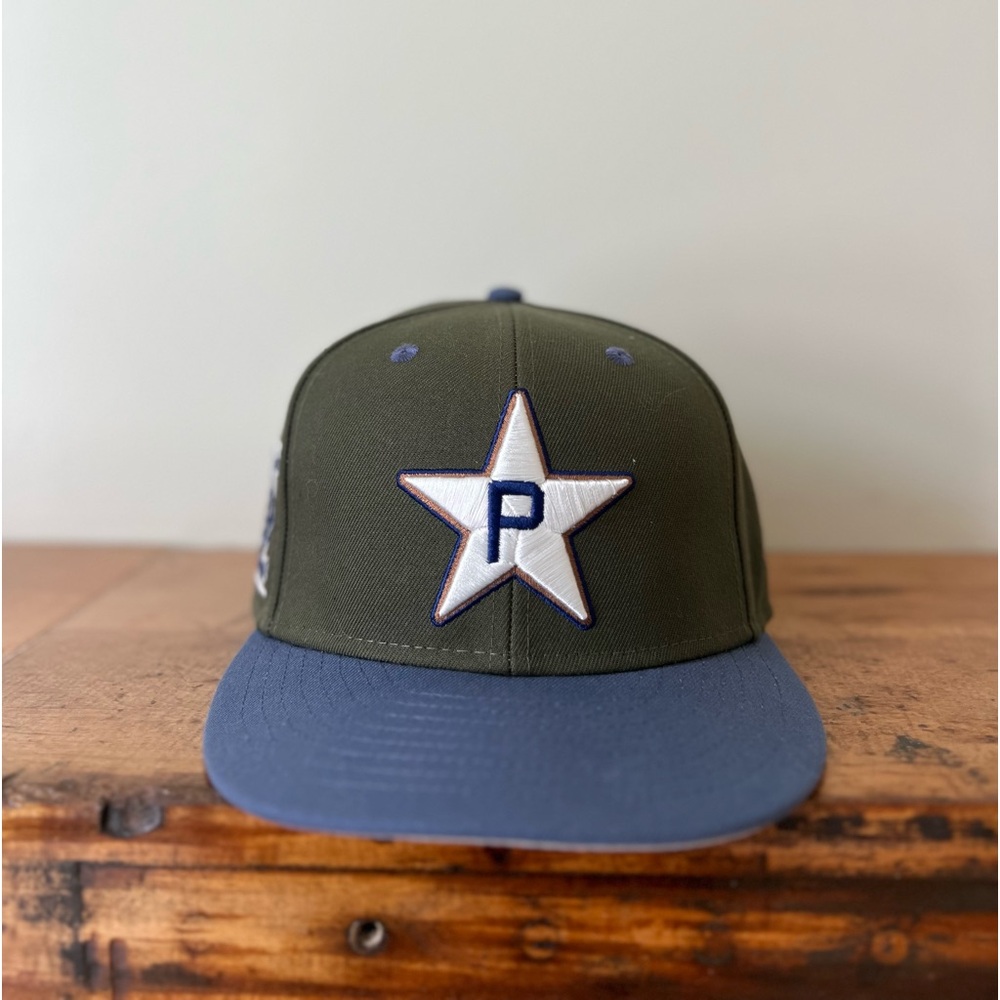 Ebbets Field Flannels Philadelphia stars fitted hat - 7 3/8 - Green/ Blue